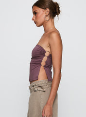 Round The World Strapless Purple