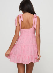 Galvis Mini Dress Pink Petite