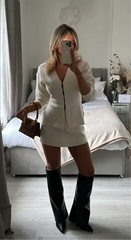 Melisa Ribbed Long Sleeve Set
